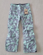 BURTON Snowbaord Pants Girls Large Cargo Elite Pants Rosette Ski