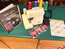 Baby Lock Imagine BLE1AT Electric Serger Sewing Machine  - Self Threading!