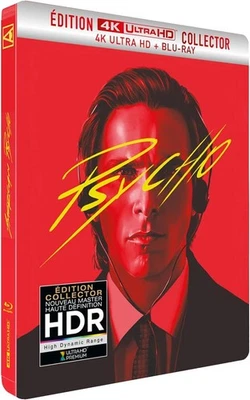American Psycho Edition limitée Boîtier métal Steelcase 4K Ultra HD Blu-ray neuf - Photo 1/3