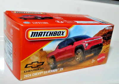 MATCHBOX 2021 POWER GRABS #108 2024 CHEVY SILVER ADO EV