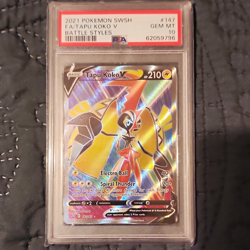 Tapu Koko V graded PSA 10 for sale on eBay