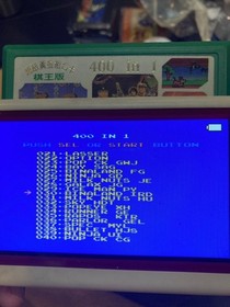 Famicom NES Game 400in1 Contra (IC Chips / Defected on Shell)