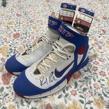 Rip Richard Hamilton Signed Autograph Game Worn Nike Pistons Haurache 2K5 PE 14