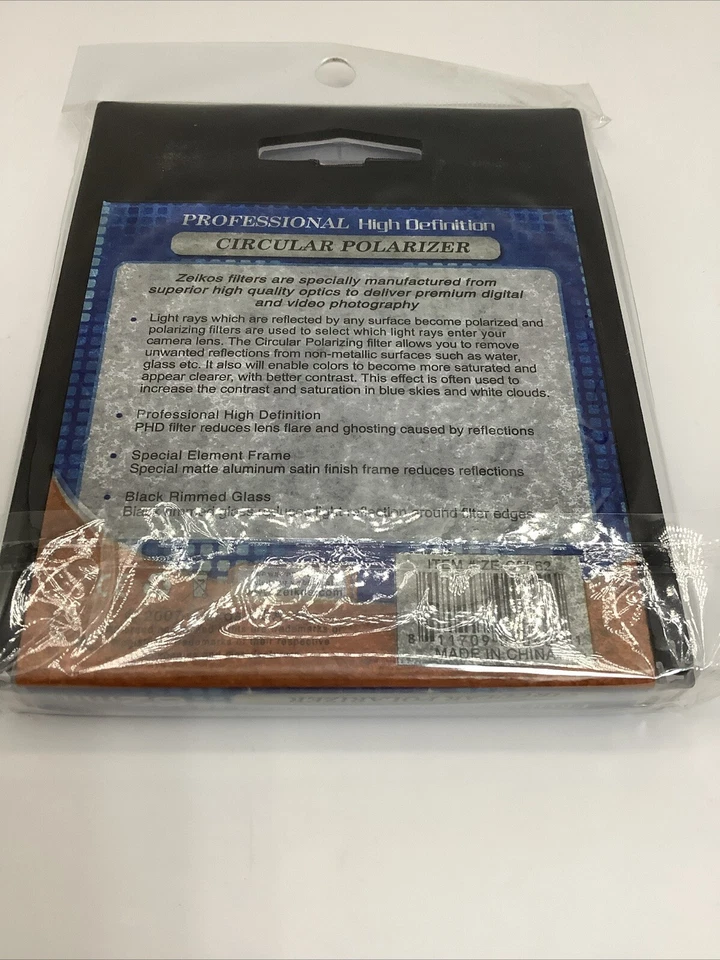 Zeikos ZE-CPL62 62 mm Filter - Image 2 of 2