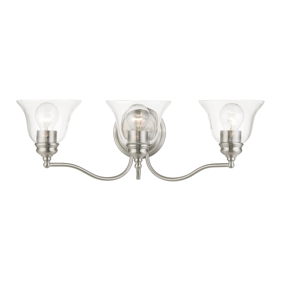 Livex Lighting 16933 Moreland 3 Light 24"W Commercial Vanity Chrome