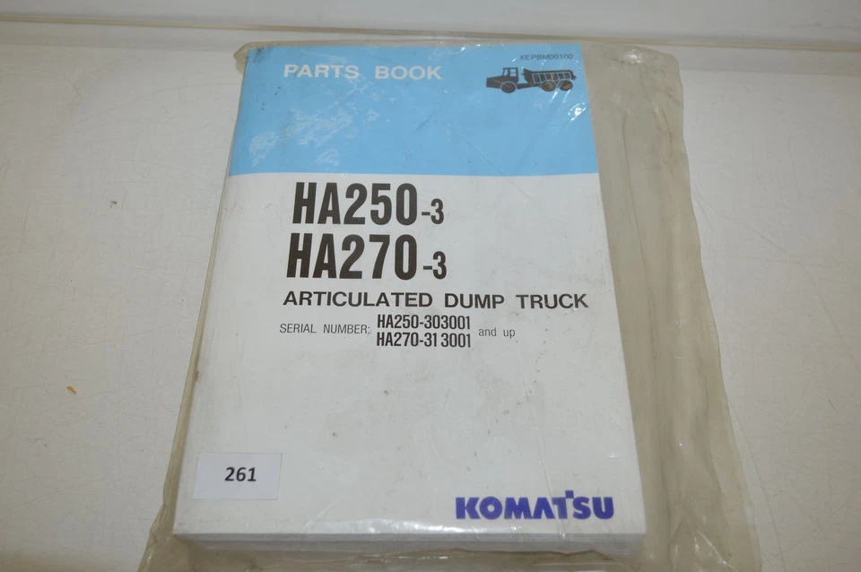 B261 - Komatsu Parts Book - Teile-Katalog für HA250/270-3 Knickgelenk-Kipper - Bild 1 von 1