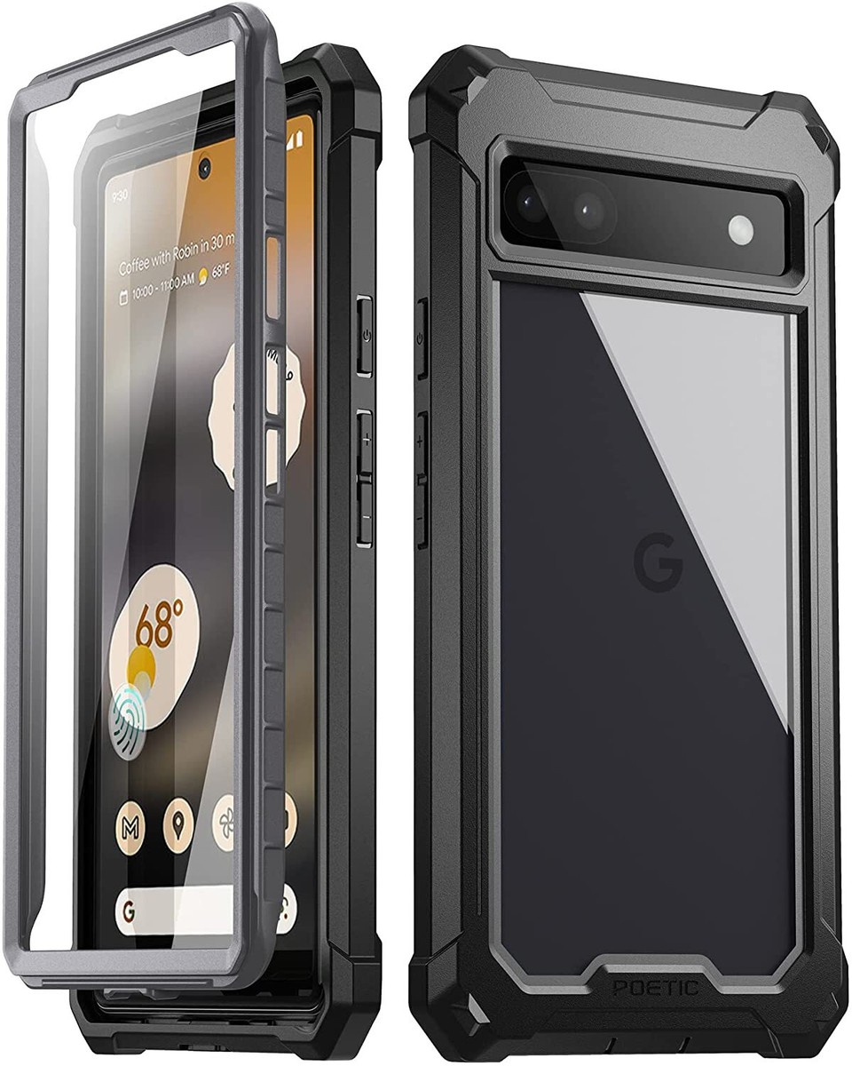 3x Cover Per Google Pixel 6a Con Disegno – Custodia Morbida TPU Trasparente Antiurto – Motivi Panda, Farfalla E Gatto - 2