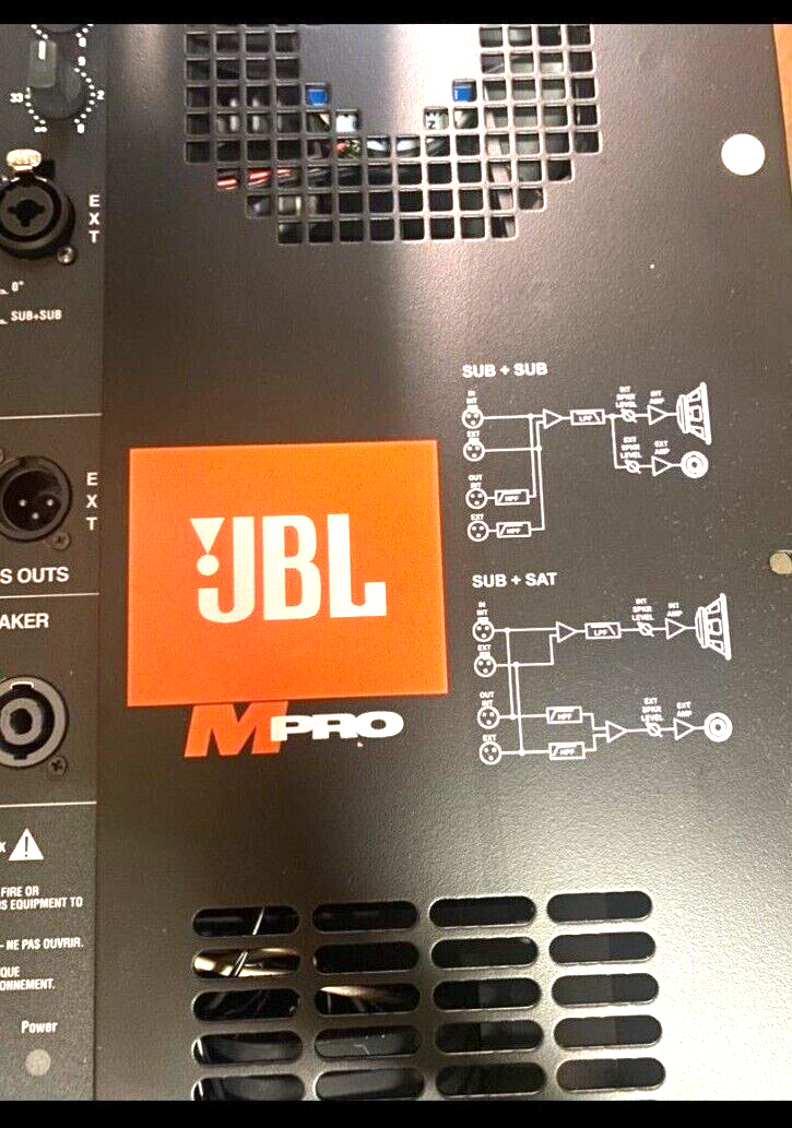 230V* JBL Crown MPRO Amplifier Amp GCJ2000DE10 (338361-002) 2400W