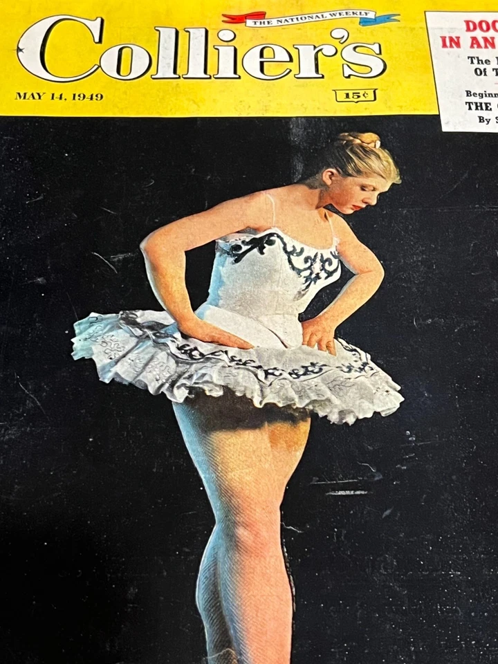 1949 MAY 14 COLLIER'S MAGAZINE - BROADWAY TO BALLET COVER - STAN MUSIAL FEATURE - Image 2 of 4