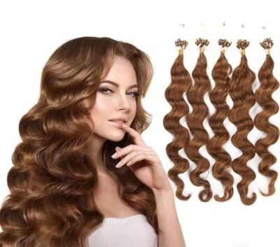 REMEEHI Micro Links Brazilian Hair Extensions Curly Wavy Micro Ring Hair Extensions 70g