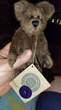 Boyds Bears J.B. Bean ~ Humboldt ~ 6 inch Jointed Brown Teddy Bear Collectible