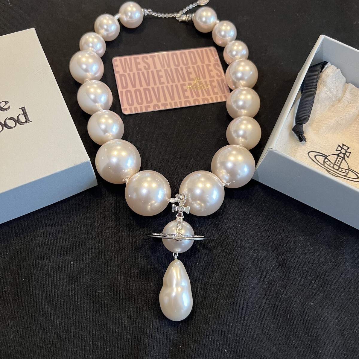 Vivienne Westwood nana giant Pearl drop necklace | eBay
