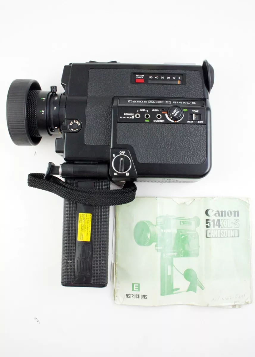 Canon 514XL-S Canosound Super 8 Movie Camera As-Is for Parts or Repair