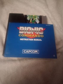 Bionic Commando: UK NES Game Cartridge, Instructions & Sleeve - No Box Nintendo