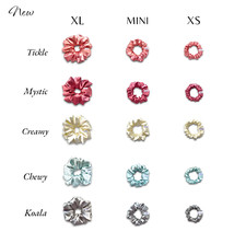 SILK Scrunchies Satin Hair Ties XL/ MINI/ XS