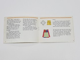 Racket Attack Authentic Original NES Nintendo Manual Only *