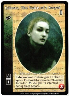 Celeste, The Voice of a Secret Daughters of Cacophony V:TES VTES Vampire CCG