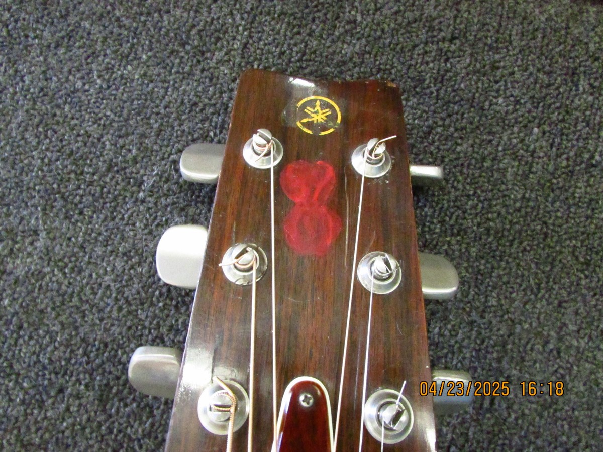 Yamaha fg-200 acoustic guitar japan vintage 1970s spruce mahogany