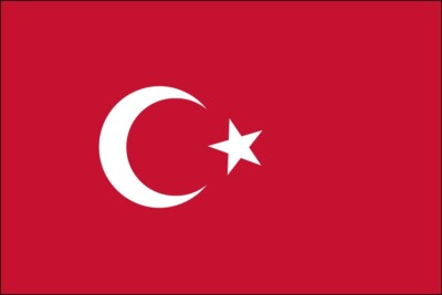 3x5 Foot (90x150 cm) Turkey Polyester Indoor/Outdoor Flag with Two Grommets