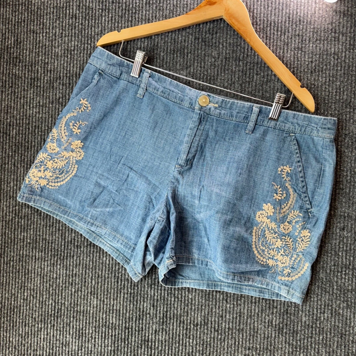 Short Pantalon Liz Claiborne Femme – Bleu Marine, Taille 16W, Tricot, Neuf Sans étiquette