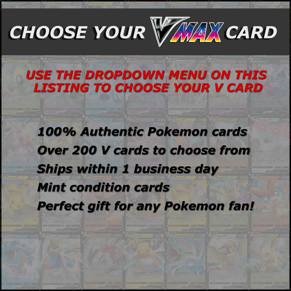 Pokemon VMAX VSTAR Cards - Choose Your Card - Full Art Ultra Rare Holo V NM - Image 2 of 3