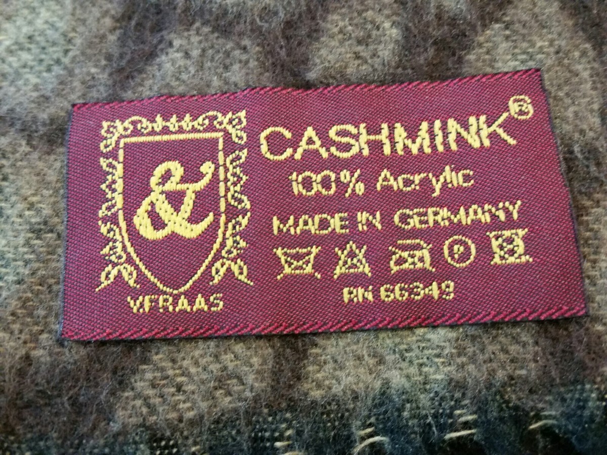 FROM JAPAN専用 scarf V. Fraas 66349 CASHMINK 100% Acrylic Germany 11x50
