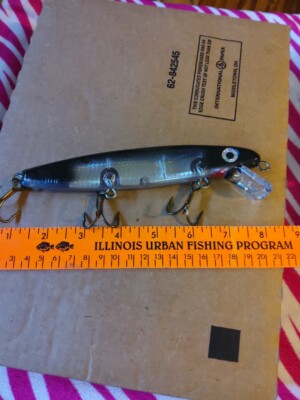 7'' Joe Bucher Shallow Raider Chrome Shad Crankbait Musky Lure