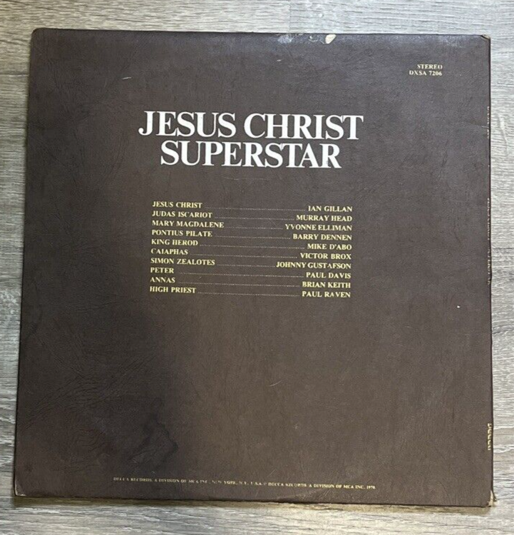 Jesus Christ Superstar - A Rock Opera -2LP - DXSA 7206