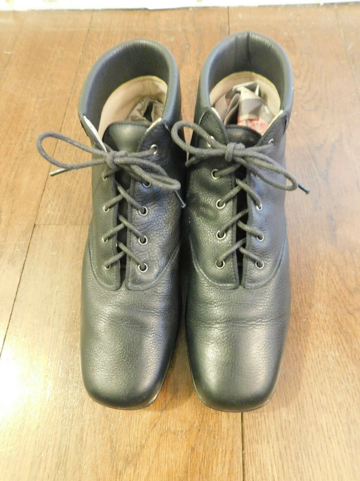 Botines Rod Hommerson de cuero con cordones tobillo alto negros estilo combate 7,5 bonitos Foto 2 de 4