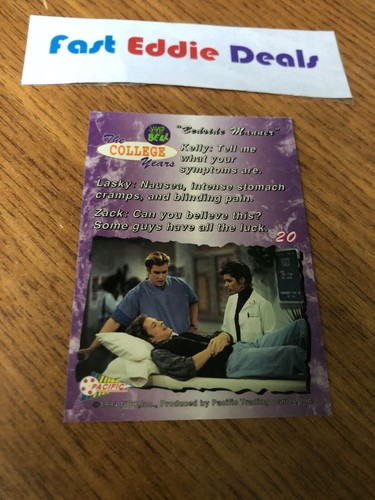 1994 PACIFIC TRADING SAVED BY THE BELL THE COLLEGE YEARS KELLY TIFFANI THIESSEN - Picture 2 of 2