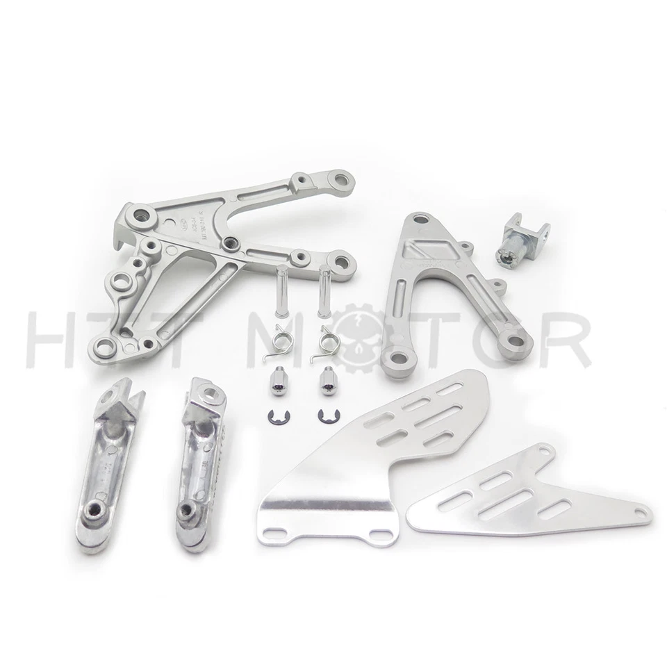 CONJUNTOS TRASEROS DE REPOSAPIÉS DELANTERO PLATEADO PARA YAMAHA YZF R1 2007-2008 Foto 3 de 4