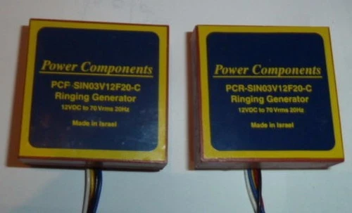New 2PCS RINGING GENERATOR PCR-SIN03V12F20-C Power Dsine 3W 12VDC TO 70V 20Hz
