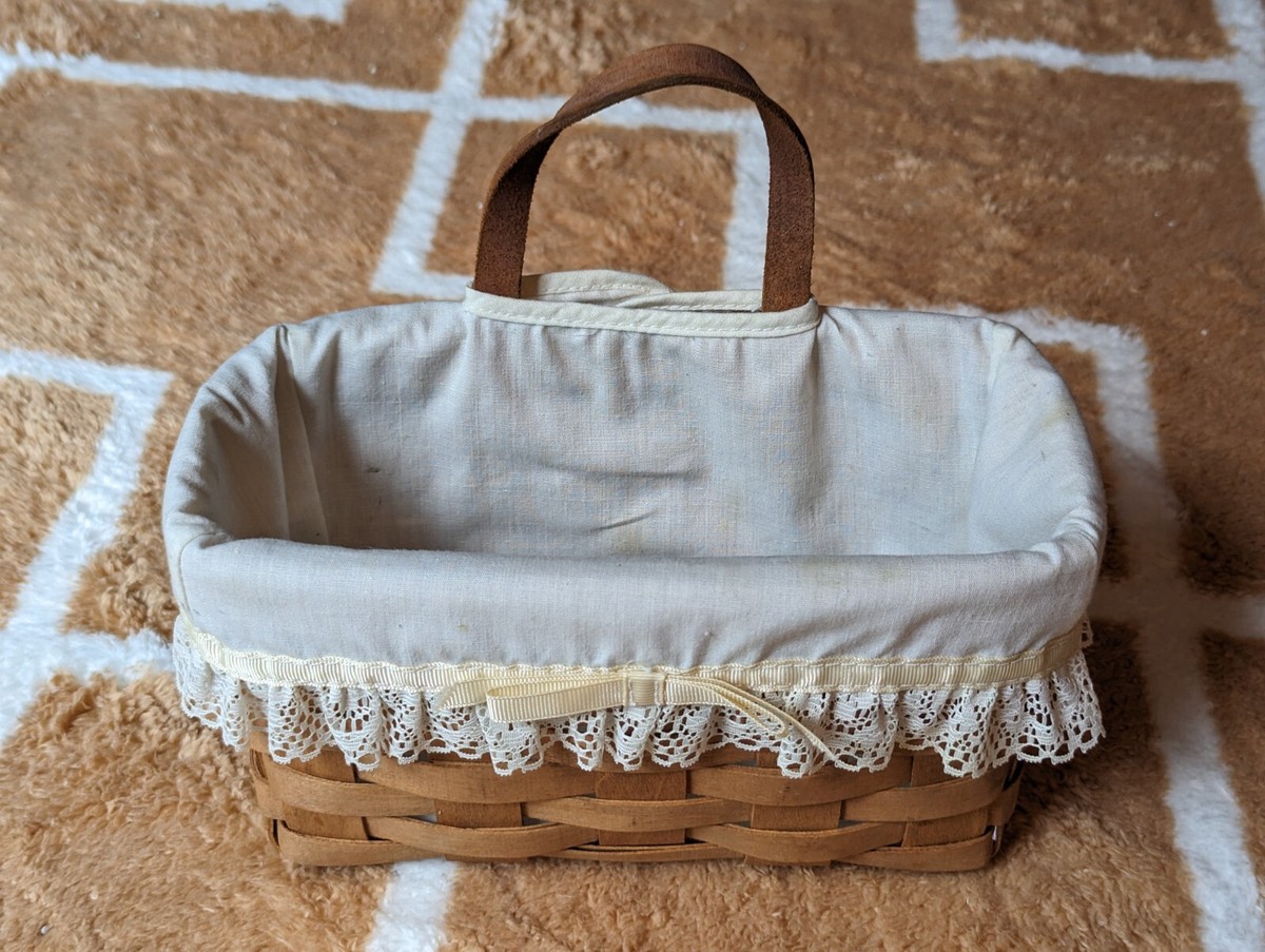 Vintage LONGABERGER 1988 Hanging Basket 9