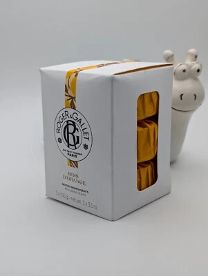 ROGER & GALLET Bois d'Orange 3 Piece Soap Bar Set Bitter Orange 300 g 3x 100 g