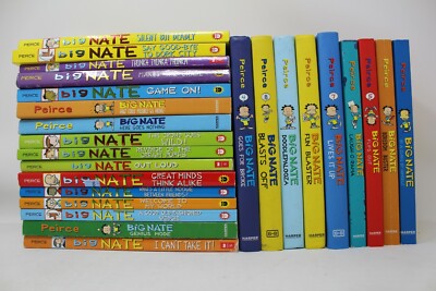 Lot of 5 Big Nate Paperback Hardcover Books by Lincoln
