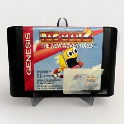 Pac-Man 2 pacman The New Adventures Sega Genesis Game Cartridge