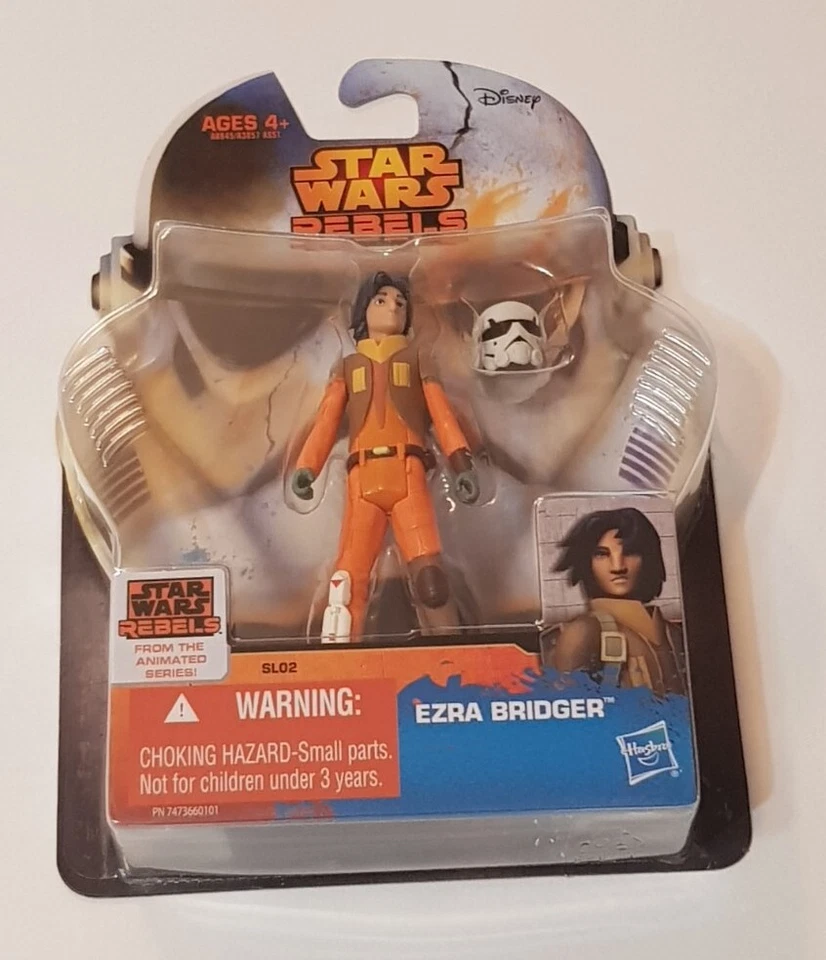 Star Wars Rebels Ezra Bridger (SL02) Action Figure Pack Sealed MOC Hasbro (#148) - image 4 of 4