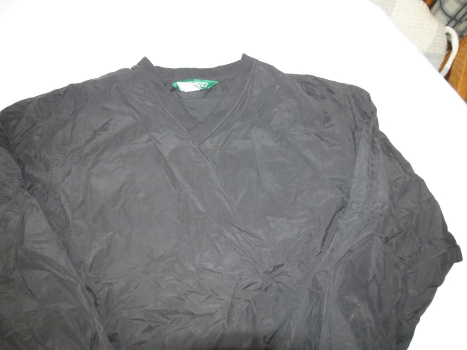 Hombres Outer Banks Ropa Exterior Manga Larga Cuello en V Camisa M Mediana Negra Nueva Sin Etiquetas Foto 2 de 3