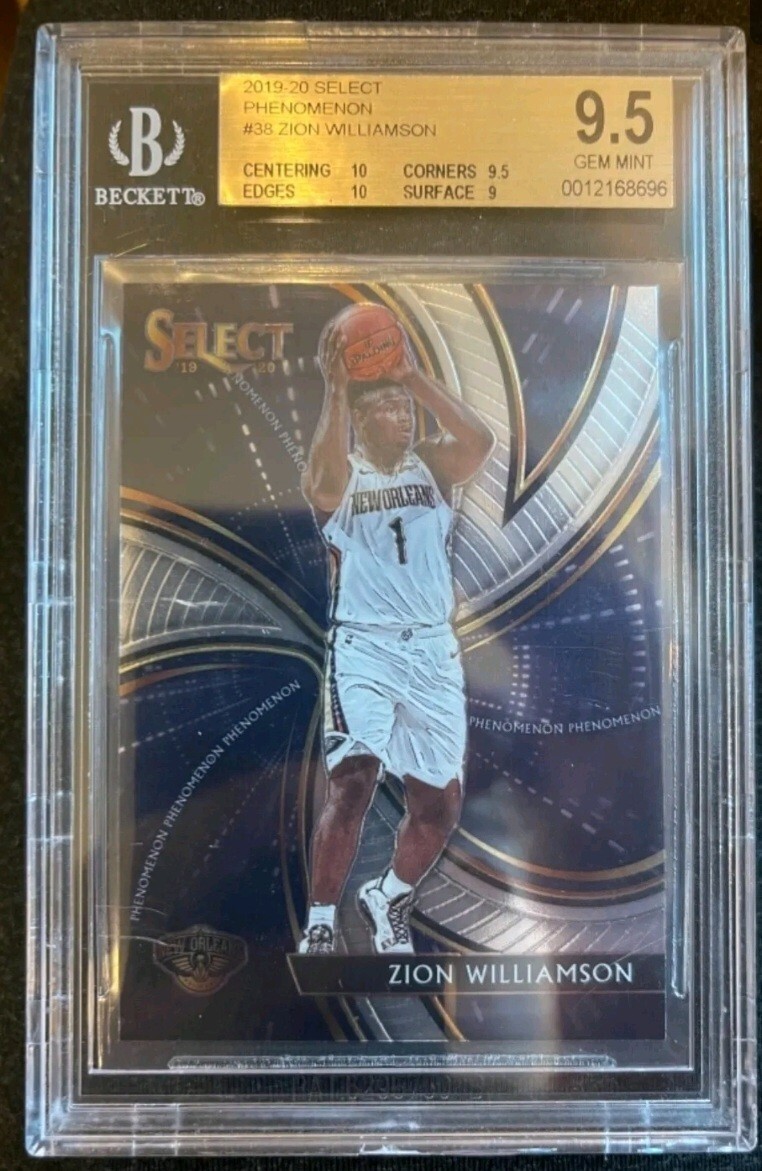 2019-20 Panini Select Zion Williamson Phenomenon SSP RC #38