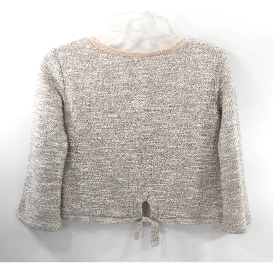 Espléndida Sudadera Rosa Plateada Metálica Cortada Tejida 12 Usada en Excelente Condición Foto 2 de 4