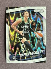 2025 Panini Prizm WNBA Napheesa Collier #8 White Seismic Prizm Lynx
