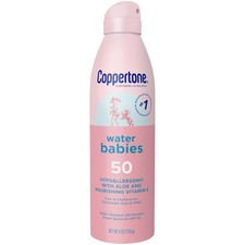 Coppertone WaterBabies Sunscreen Quick Cover Lotion Spray 6 Ounce Pack of 1 