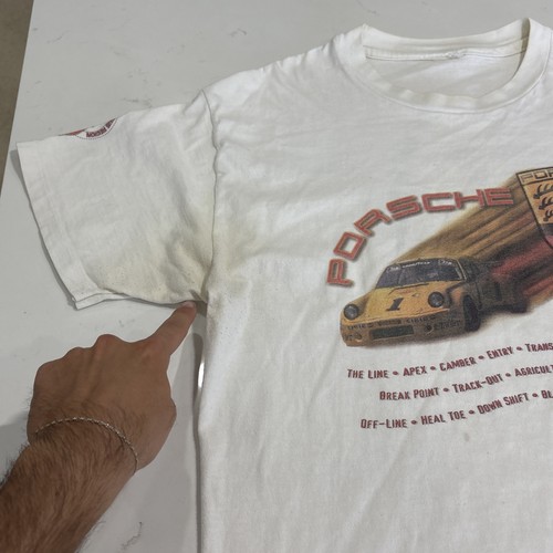 VTG Porsche Club of America Men Tee Single Stitched Florida Citrus Region Size L - Picture 12 of 13