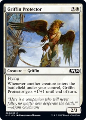x4 Griffin Protector C MTG Core Set 2020 M/NM, English