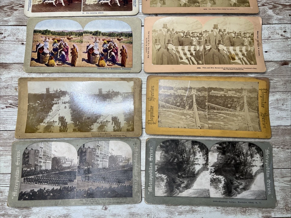 Лот из 19 стерео вид карты / Джеймс М. Дэвис, Metropolitan серии, меньшинства - Изображение 3 из 4