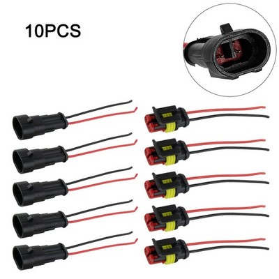 Electrical Equipment Terminal Blocks 2Pin 5 Paare Abgedichtet Crimpinstallation