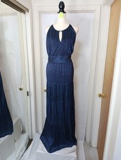 R M Richards metallic Women's Dress gown with a halter neckline Size 16W