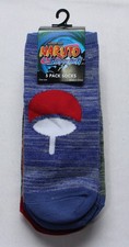 Ripple Junction Unisex Naruto Shippuden 5-Pack Socks DH3 Multicolor One Size NWT