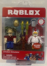Roblox Chicken Simulator Figures & Accessories 7 Pieces No Code Open Box Rare