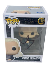 Matt Smith Signed Autograph House of The Dragon Daemon Targaryen Funko Pop JSA